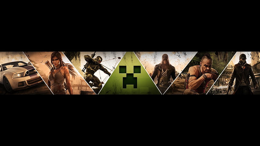 6 Gaming für Youtube-Kanal, Gaming-YouTube-Banner HD-Hintergrundbild