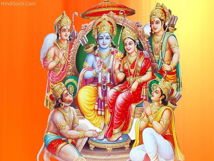 5 Seigneur Sri Rama Bhagwan Ram, seetha Fond d'écran HD
