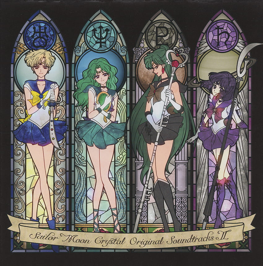 : Sailor Uranus, Sailor Neptune, Sailor Pluton, marin saturne, Sailor Moon, anime girls 2500x2527, marin neptune et marin uranus Fond d'écran de téléphone HD