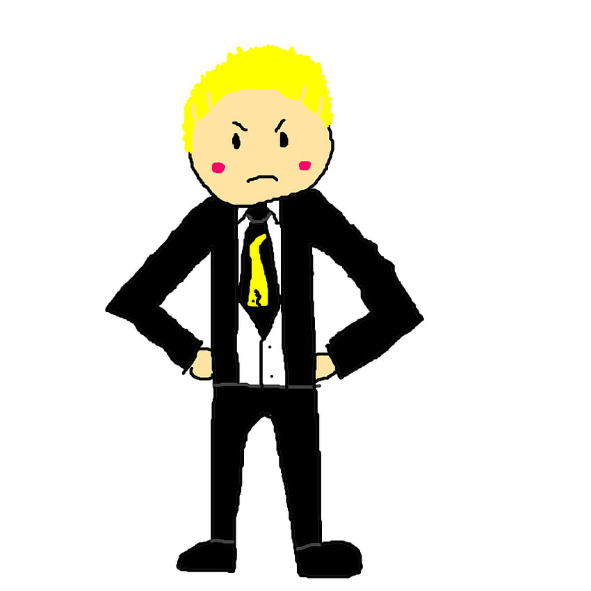 I badly draw a Danganronpa character from memory in Paint with my mouse every day Fuyuhiko Kuzuryu HD phone wallpaper