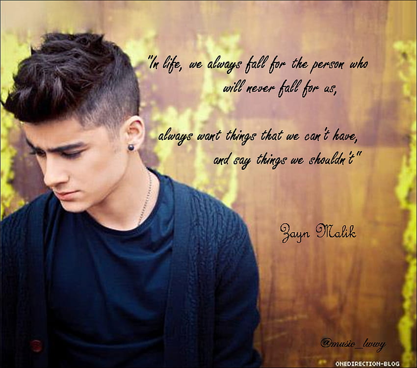 Zayn Malik Quotes About Girls. QuotesGram HD wallpaper | Pxfuel