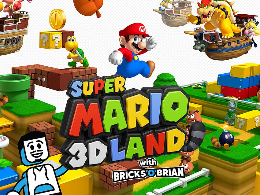 Watch Clip: Super Mario 3D Land with Bricks 'O' Brian! HD wallpaper