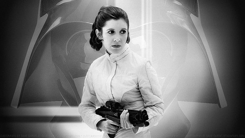 Carrie Fisher Princess Leia XLV v2 by Dave HD wallpaper