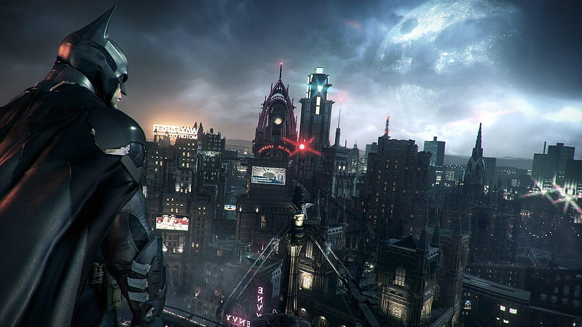 video games, cityscape, Batman Arkham Knight, skyscraper, gotham city HD  wallpaper | Pxfuel