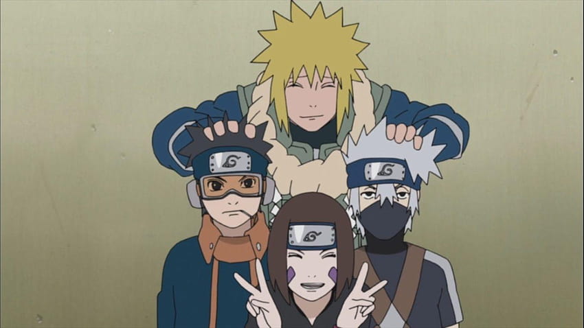 Group of Kakashi Minato Rin and Obito, obito and rin HD wallpaper | Pxfuel