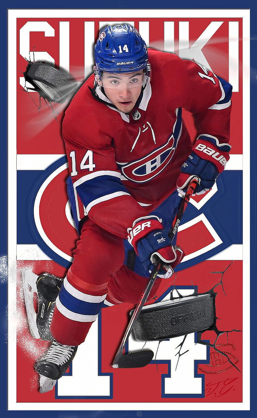 David Pelchat über Canadiens de Montréal, Nick Suzuki HD-Handy-Hintergrundbild