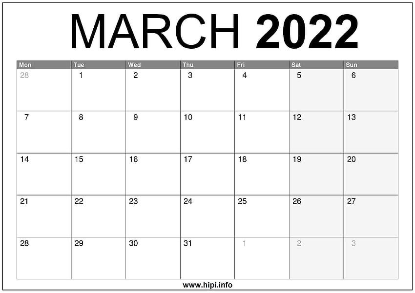 2022年3月のイギリスのカレンダー 印刷可能、2022年3月のカレンダー 高画質の壁紙