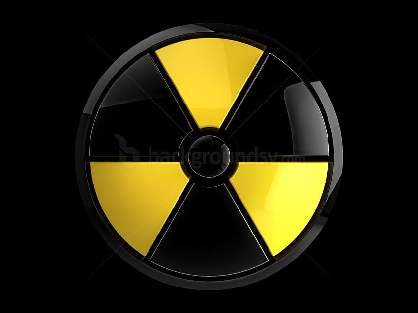 Cool Radioactive Symbol HD wallpaper