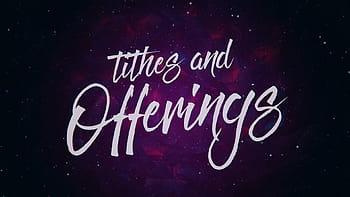 tithes and offering graphics