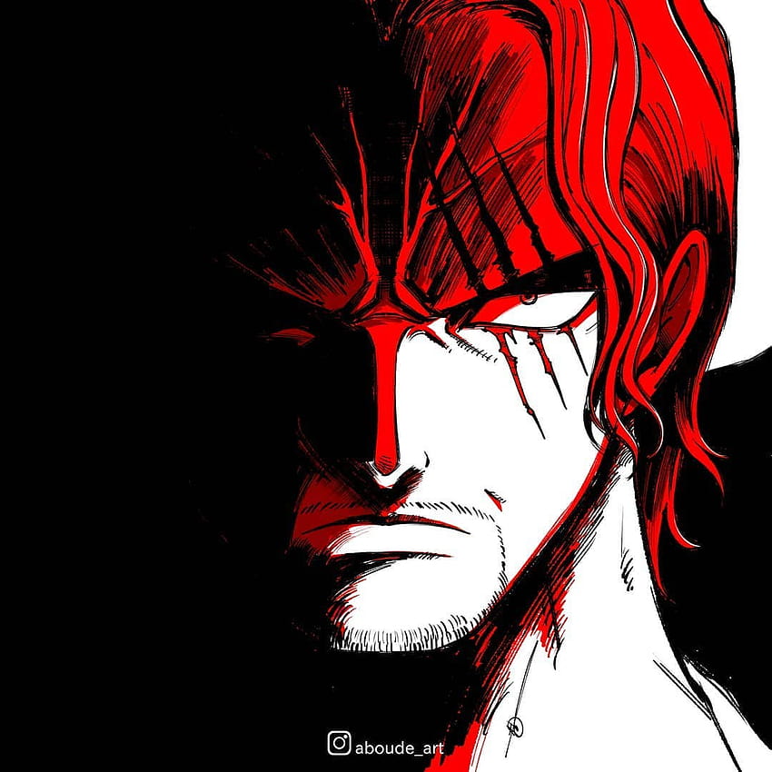 Aboude Art on Twitter:, red haired shanks HD phone wallpaper