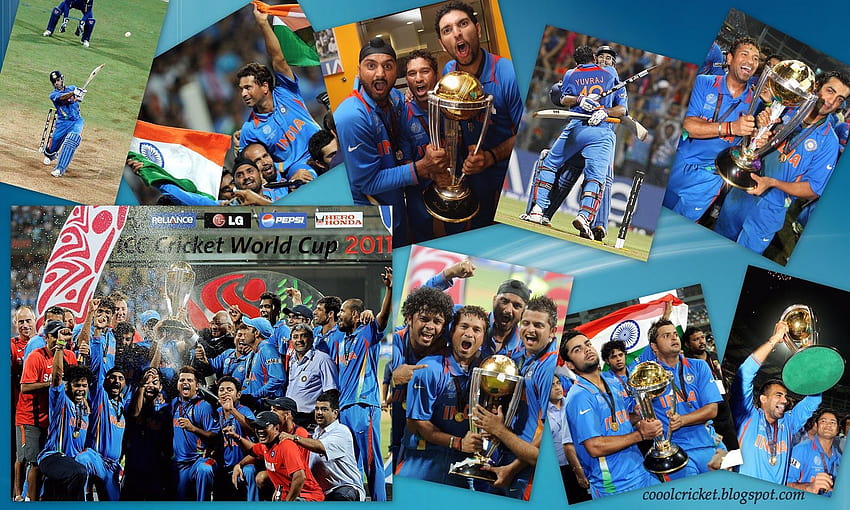 Los 4 mejores campeones de la Copa del Mundo en la cadera, copa mundial de cricket de 2011 fondo de pantalla