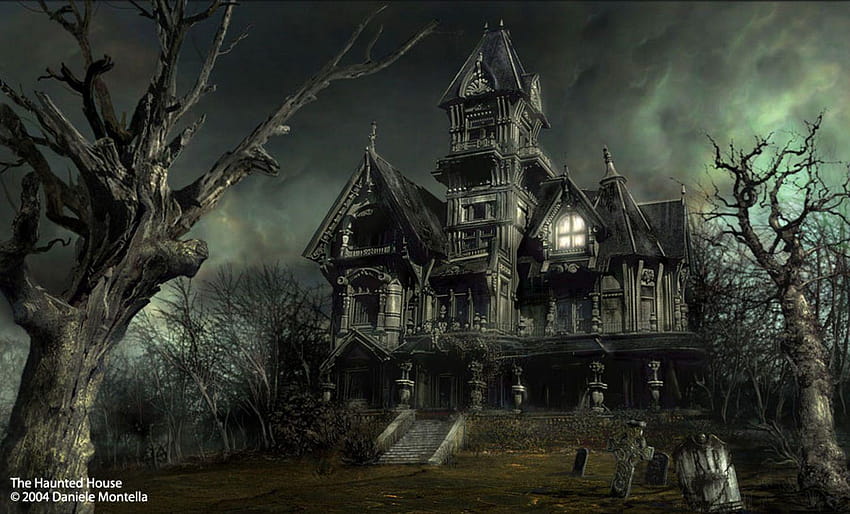 Haunted House , Top Haunted House , Quality, ghost house HD wallpaper