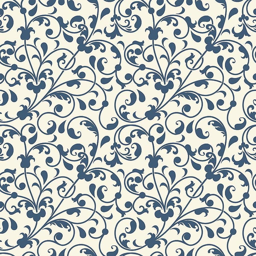 Vector flower seamless pattern background. Elegant texture for, old pattern HD phone wallpaper