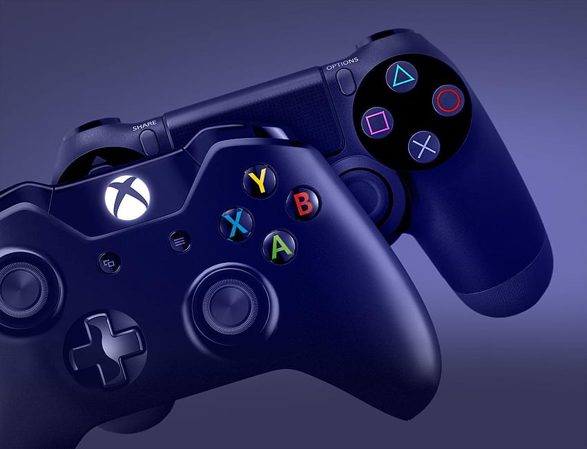 Xbox responde al anuncio de PlayStation Classic con una estética púrpura de ps4 fondo de pantalla