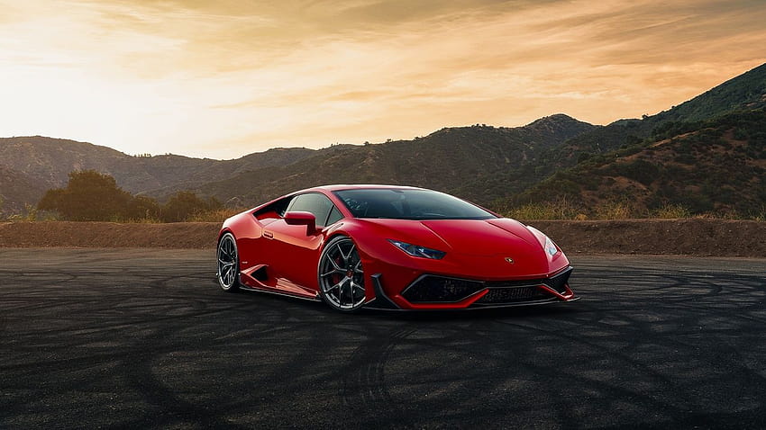 1366x768 Lamborghini Huracan Red Car 1366x768 Resolution , Backgrounds, and, 1366x768 cars HD wallpaper