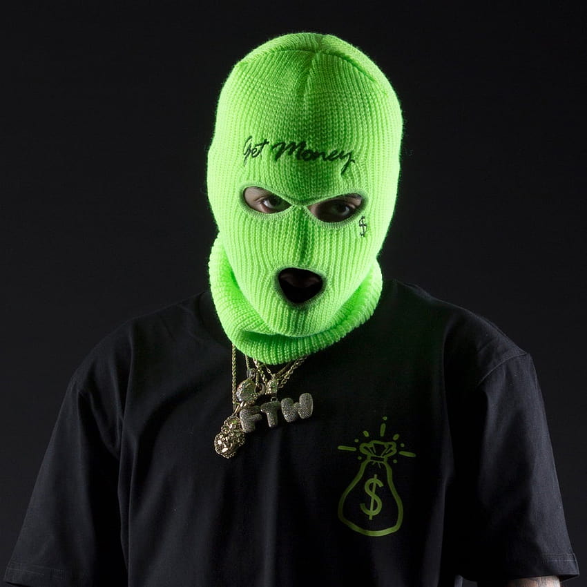 Get Money Ski Mask – Hastamuerte, cores da máscara de esqui Papel de parede de celular HD