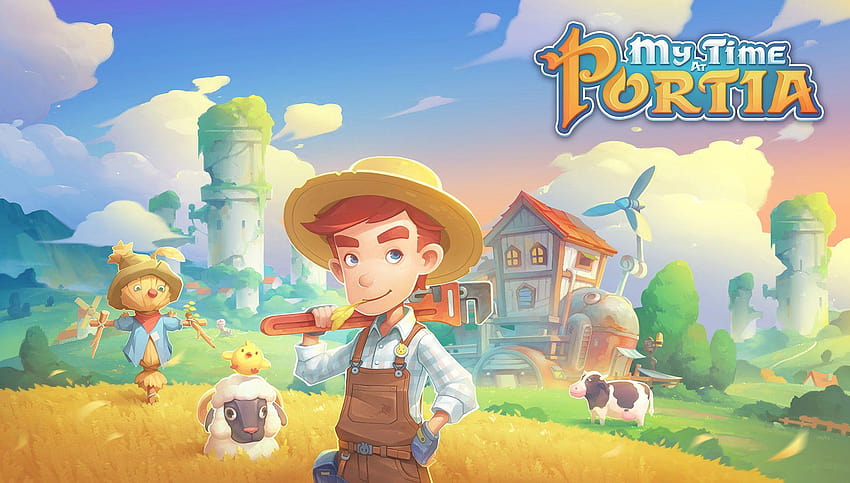My Time at Portia Update adds Livestock, Horse Riding, new Dungeon HD wallpaper