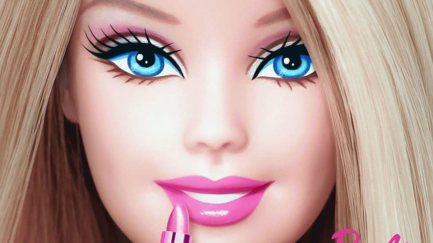 Barbie Rose Pink Lips, of barbie doll HD wallpaper