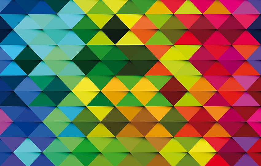 vector, colors, colorful, abstract, background, creative, trigon , section абстракции HD wallpaper