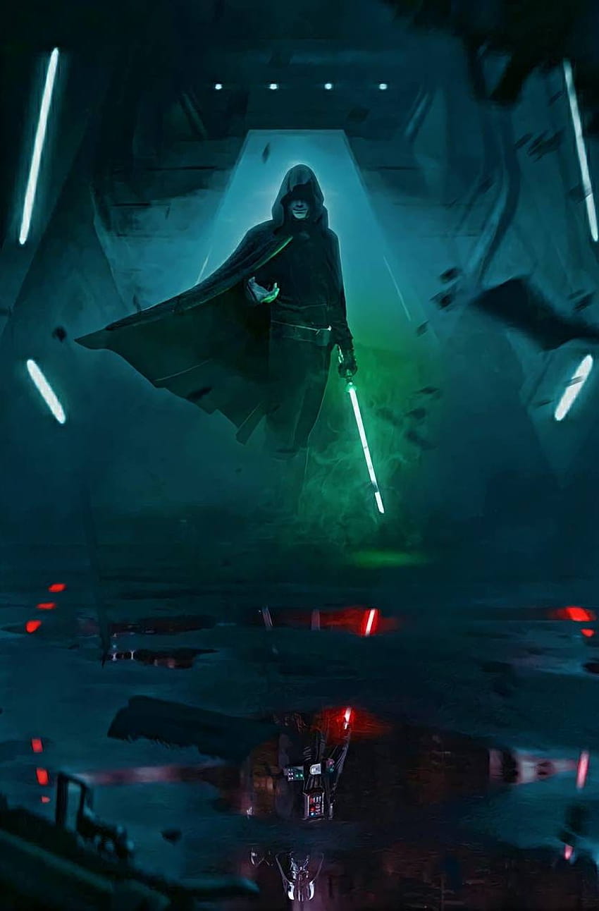 Luke Skywalker Mandalorianer HD-Handy-Hintergrundbild