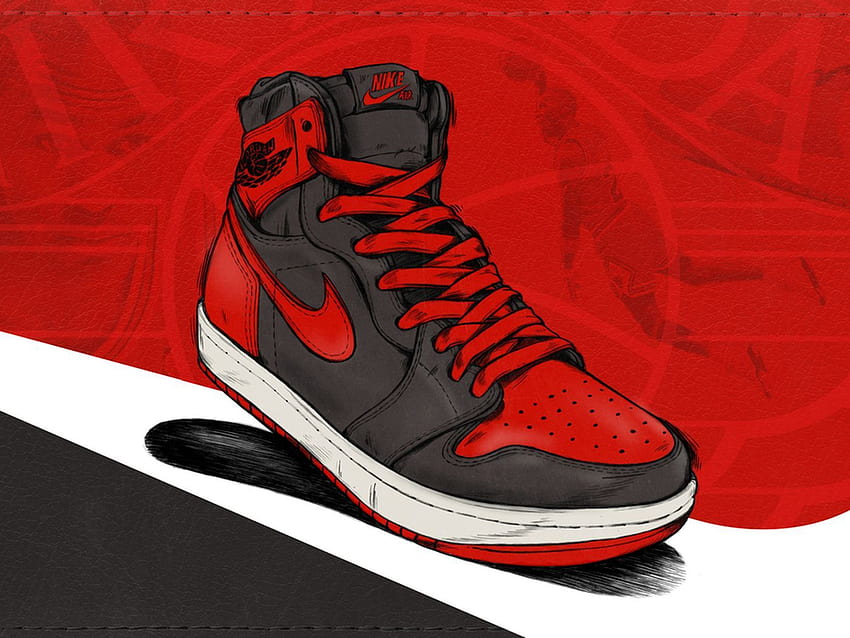 How Nike's Air Jordan 1 Became the Sneaker King, red air force shoes HD ...