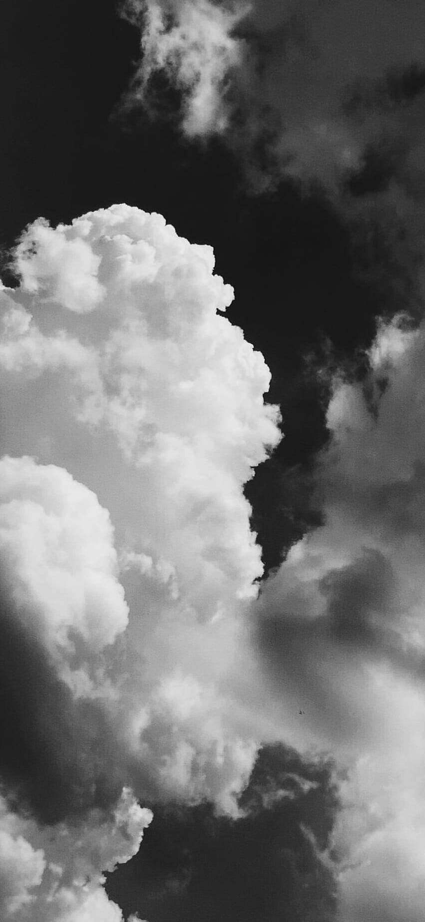 Clouds, black and white sky HD phone wallpaper | Pxfuel