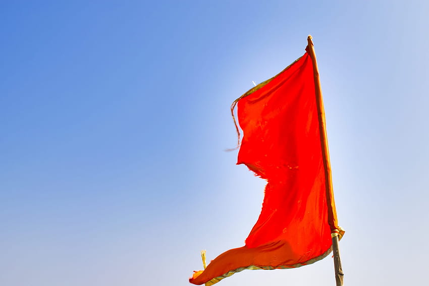Saffron Flag posted by Sarah Johnson, maratha flag HD wallpaper | Pxfuel