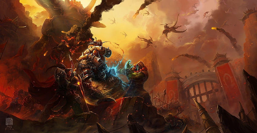 World Of Warcraft, Thrall, Garrosh Hellscream HD duvar kağıdı