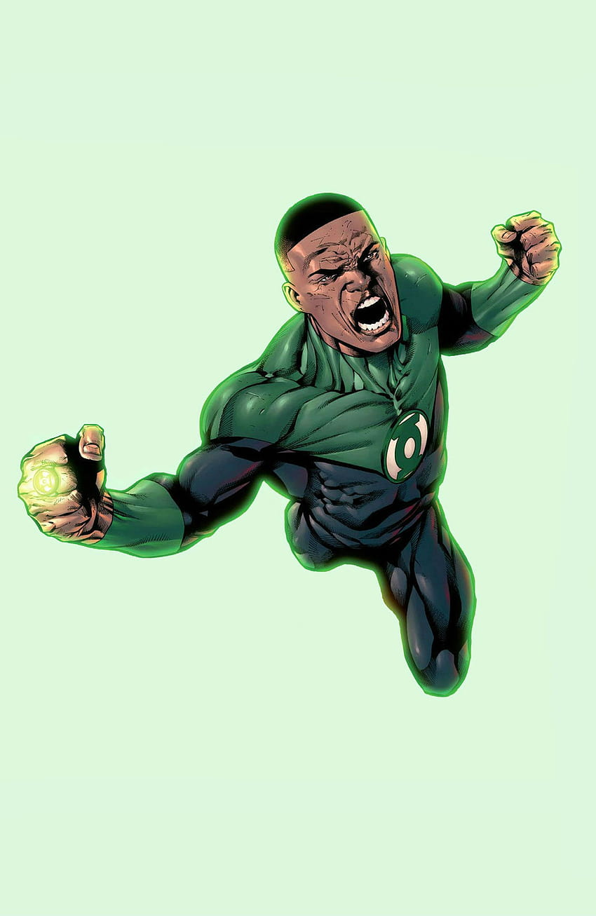 Green Lantern John Stewart by Rafa Sandoval HD phone wallpaper