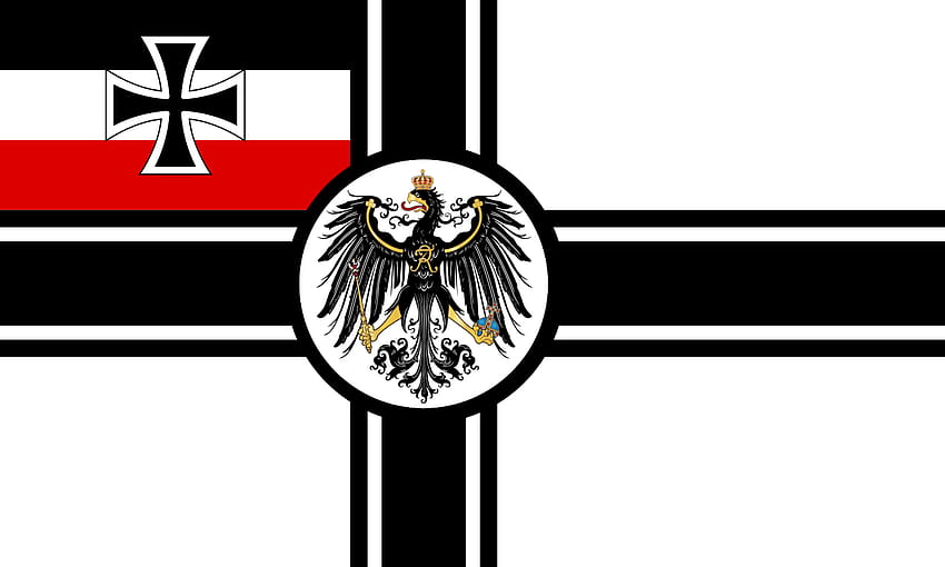 Alman İmparatorluğu'nun Savaş Bayrağı HD duvar kağıdı