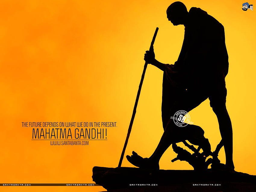 Mahatma Gandhi HD-Hintergrundbild