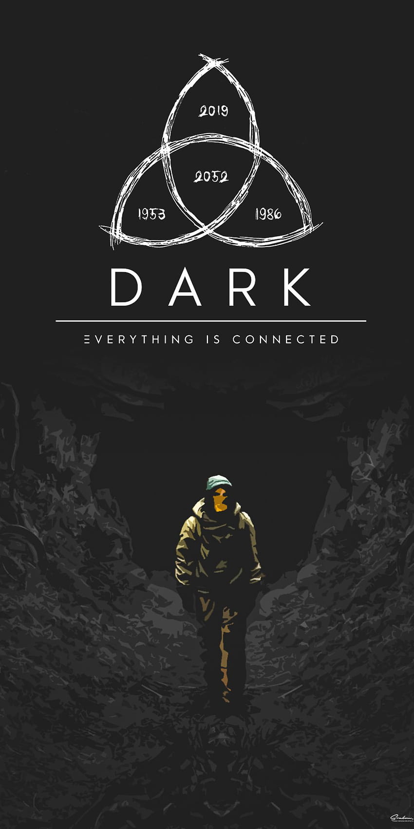 Dark Netflix, уеб сериали на Netflix HD тапет за телефон