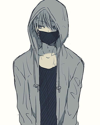 Anime Boy With Mask Drawing Wallpapers  Wallpaper Cave