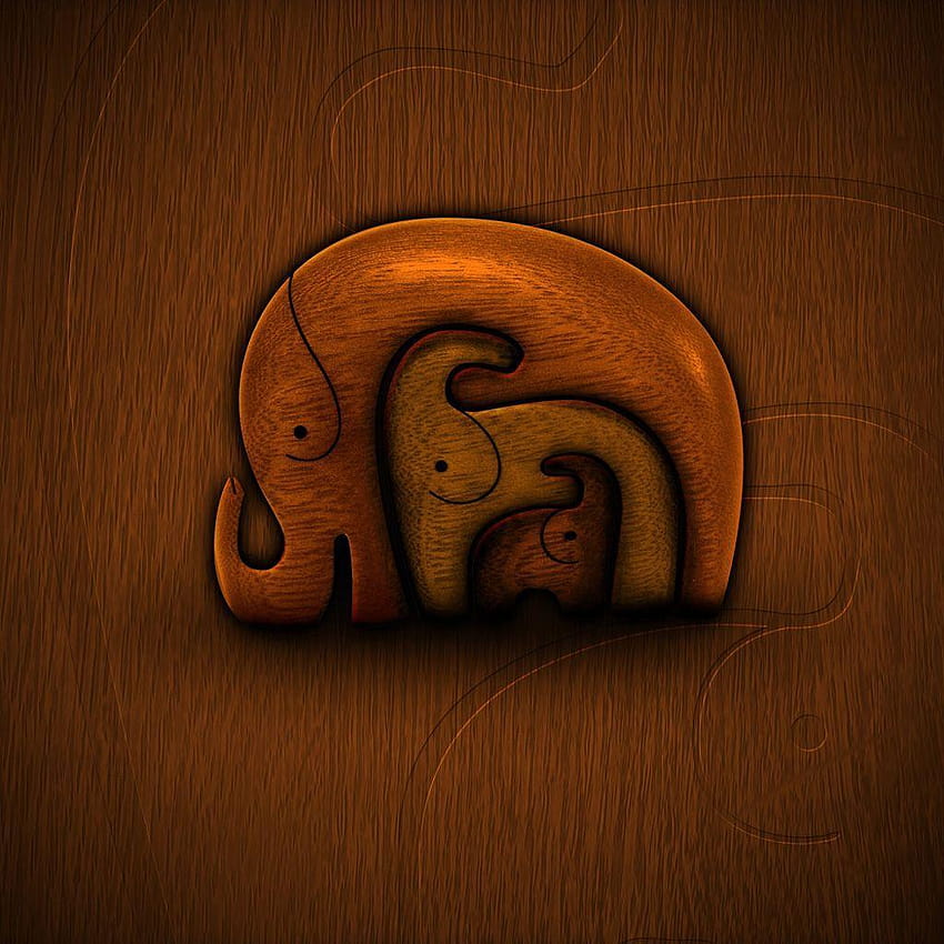 Elephants Elephant Art Ipad HD phone wallpaper