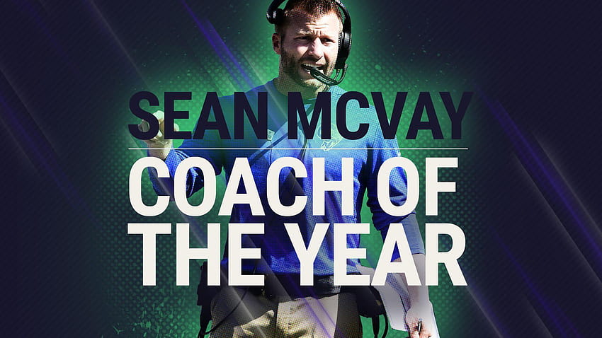 NFL のコーチは、2017 年の Sean McVay Sporting News 年間最優秀コーチに投票します 高画質の壁紙