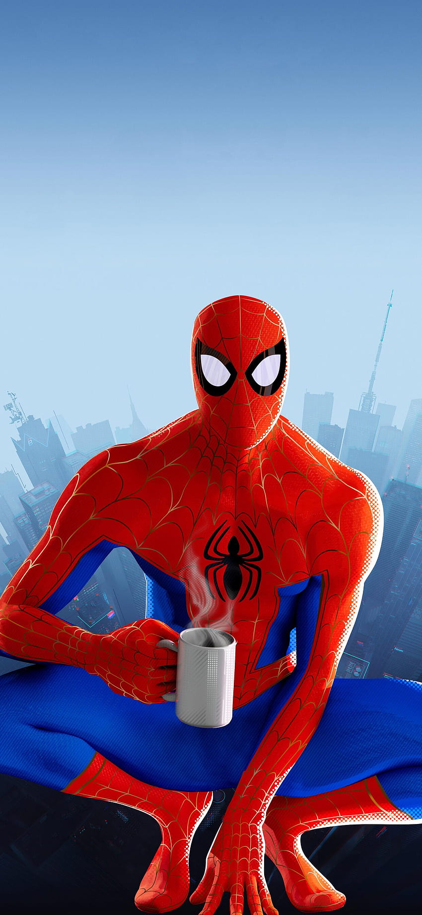1242x2688 Peter Parker In SpiderMan Into The Spider Verse Movie Poster Iphone XS MAX , Sfondi e Sfondo del telefono HD