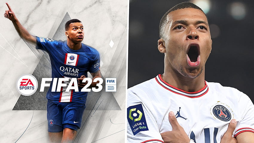 Звездата от корицата на FIFA 23 разкри: Звездата на PSG Mbappe е лицето на новата игра на EA Sports за трета поредна година HD тапет