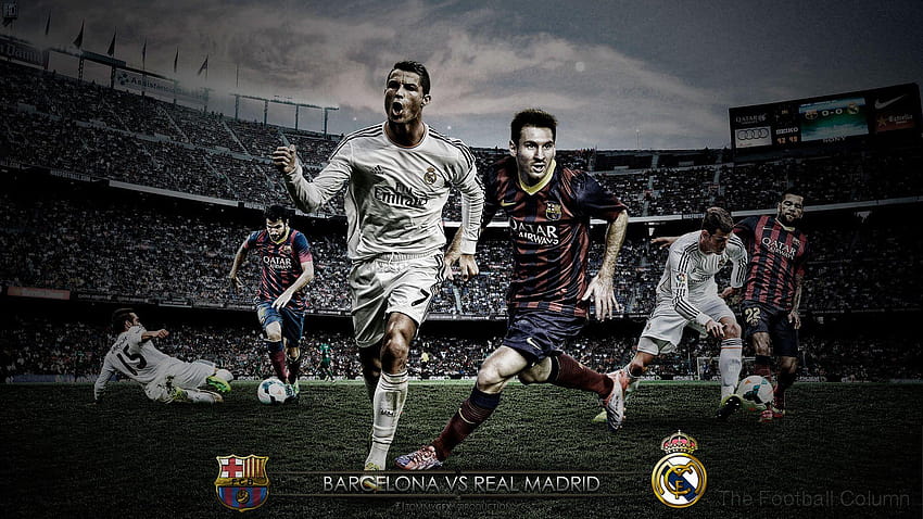 Real madrid vs barcelona HD wallpaper