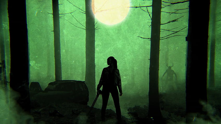: Fear the Walking Dead, grün, Alicia Clark, ftwd, einfach, Minimalismus, Zombies, The Walking Dead 1920x1080 HD-Hintergrundbild