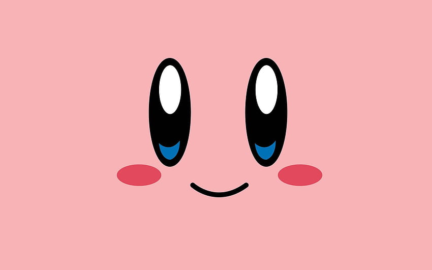 4 Cute Kirby, kawaii face HD wallpaper