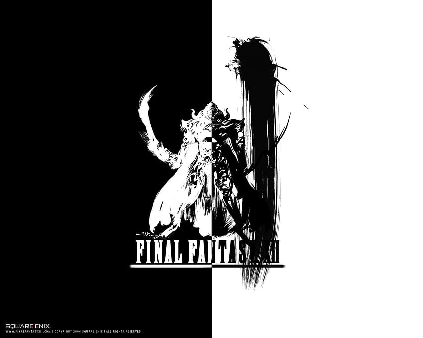 logotipo de final fantasy xii de final fantasy, logotipo de final fantasy fondo de pantalla