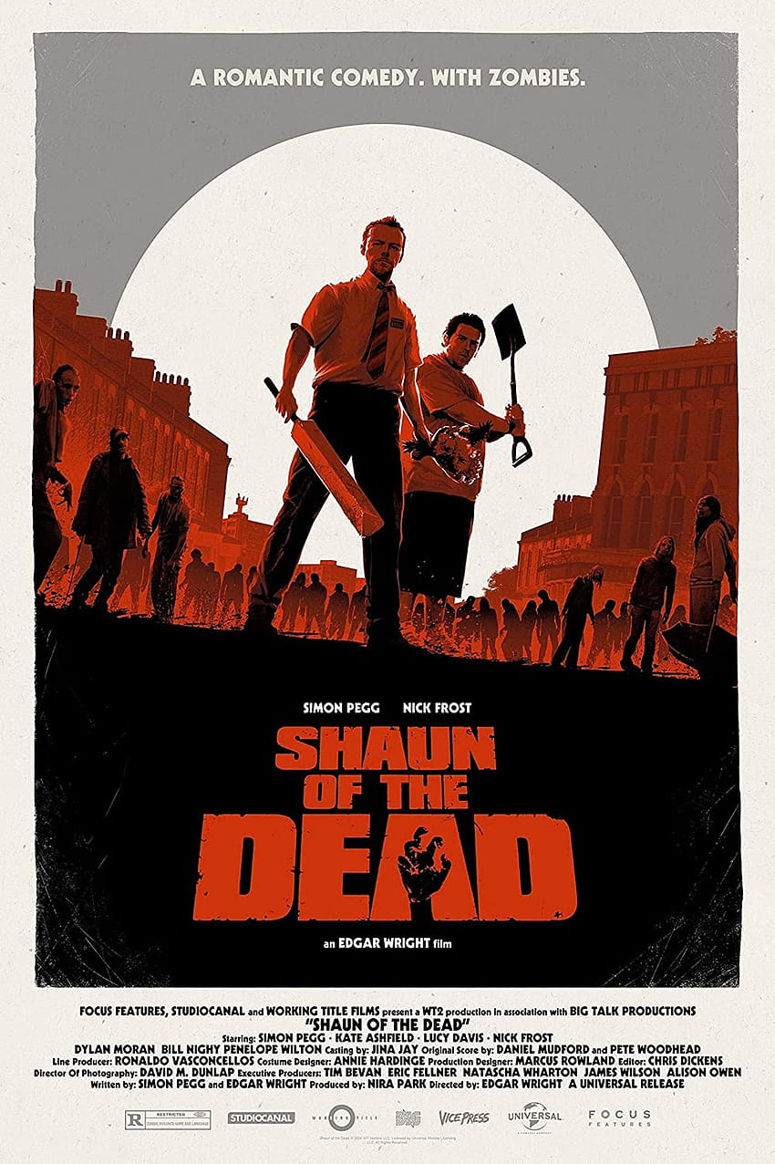 autentyczna jakość Shaun Of The Dead plakat Art dekoracje ścienne światowej sławy sprzedaż online Tapeta na telefon HD