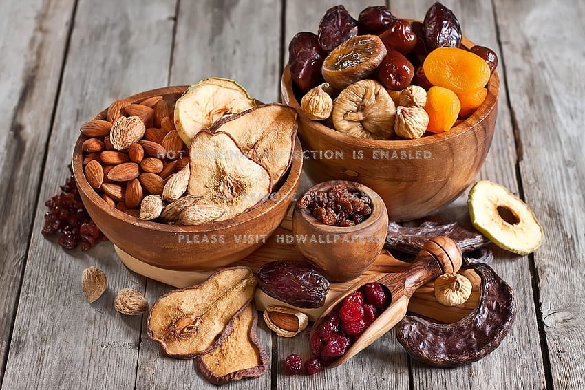 dried fruits & nuts dry food abstract, dry fruits HD wallpaper
