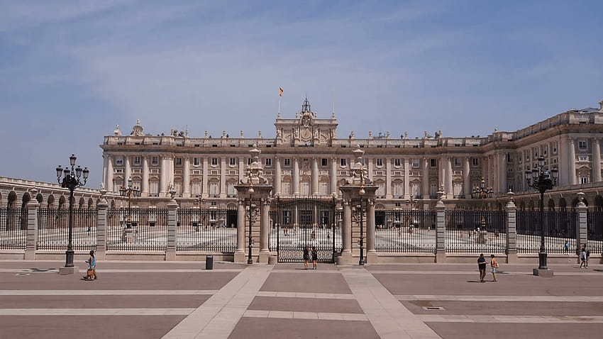 Palacio Real – Royal Palace in Madrid Stock Video Footage, royal palace of madrid HD wallpaper