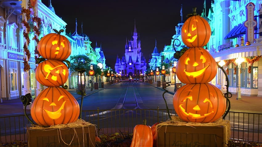 Il est presque temps pour Mickey's Not So Scary Halloween Party, halloween magique Fond d'écran HD