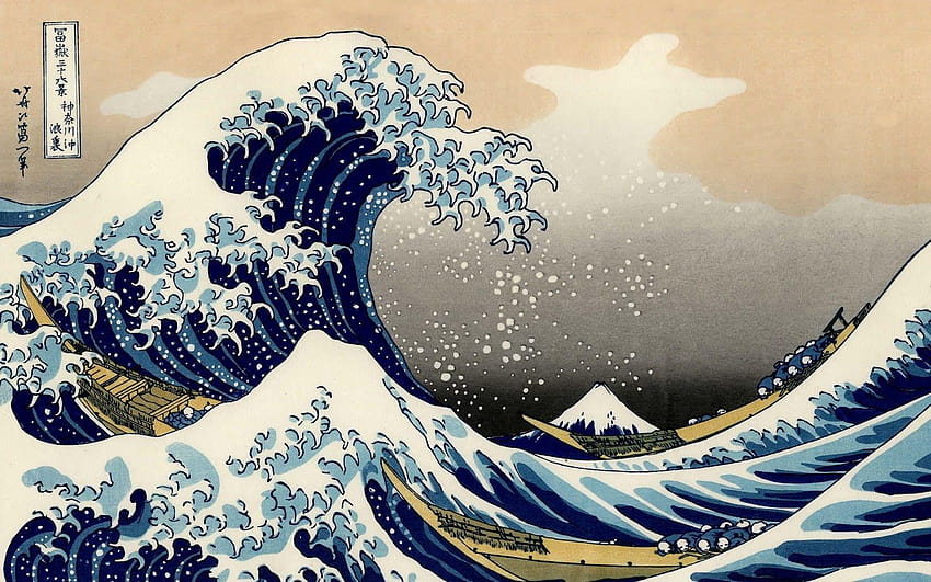Arcydzieła Sztuka y Malarstwo artystyczne Hokusai Tapeta HD