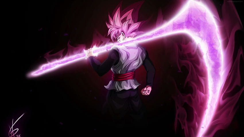 GOKU BLACK SUPER SAIYAN ROSE LIVE., schwarzer Goku HD-Hintergrundbild