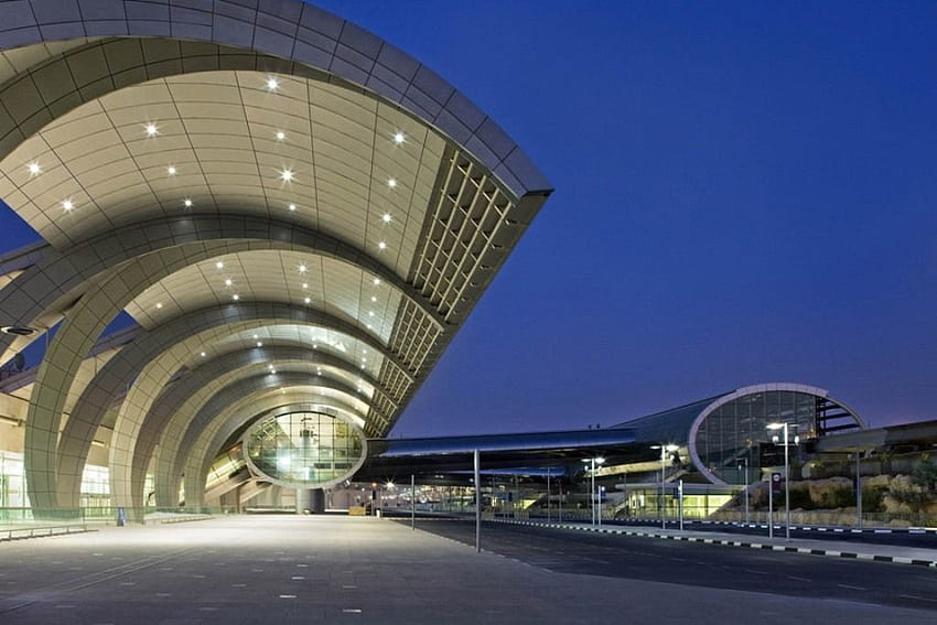 Międzynarodowe lotnisko w Dubaju Tapeta HD