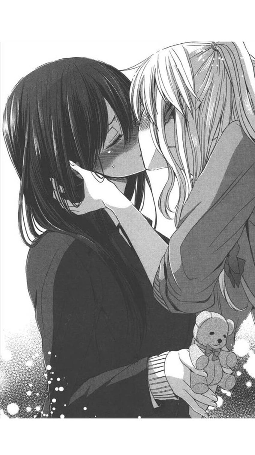Yuri Anime Kiss posted by Zoey Tremblay, cute kissing anime HD phone  wallpaper | Pxfuel