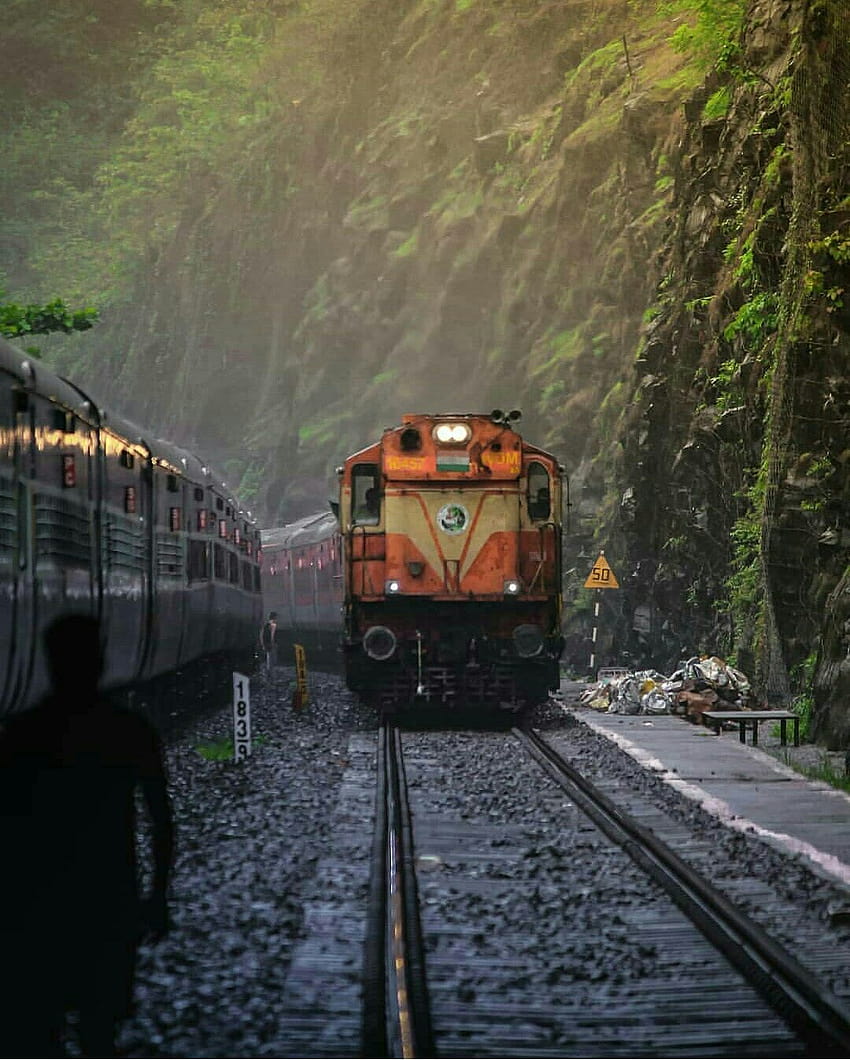 รถไฟอินเดีย หัวรถจักรรถไฟอินเดีย วอลล์เปเปอร์โทรศัพท์ HD
